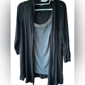 AB Studio Size small Bling Neckline NWT $48 MSRP Formal Holiday